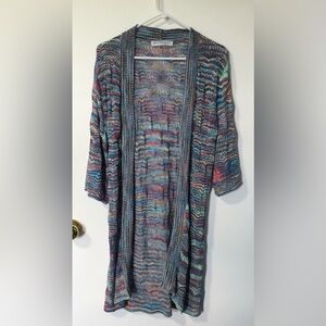 NorthStyle Vibrant Multicolor Cardigan Sz. 1X
